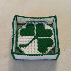 Shamrock coasters